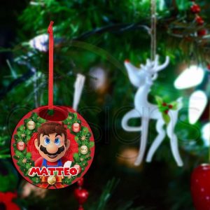 Custom Christmas Ornament - Mario Bros Inspired 2.0