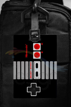 Personalized Bag Tag - Backpack Tag - Luggage Tag - Retro Gaming