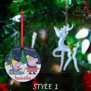 Christmas Ornament - PEPPA PIG Inspired